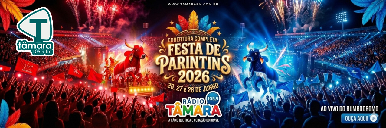 FESTA DE PARINTINS - COBERTURA COMPLETA - RADIO TÂMARA FM. 105.9 - WWW.TAMARAFM.COM.BR
