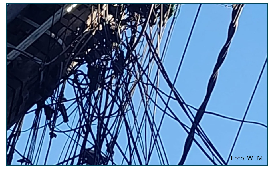 PROJETO POLÊMICO: VEREADOR QUER QUE PREFEITURA RETIRE FIOS E COBRE. A COPEL