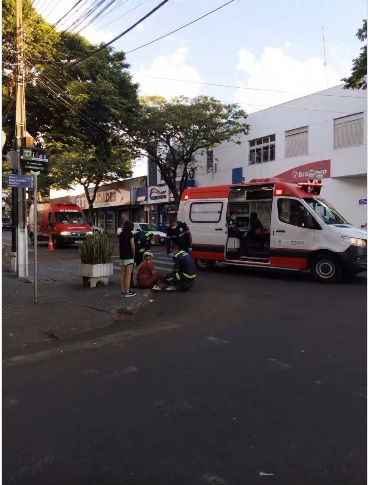 Acidente entre duas motos acontece na região central de Nova Esperança