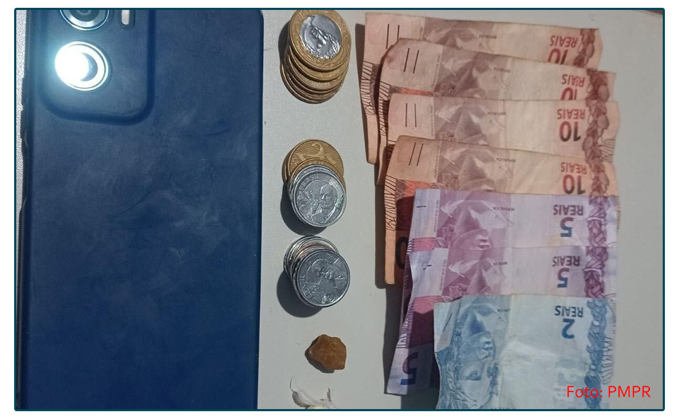 DENÚNCIA LEVA À PRISÃO DE DUPLA COM CRACK E COCAÍNA EM SANTO ANTÔNIO DO CAIUÁ.